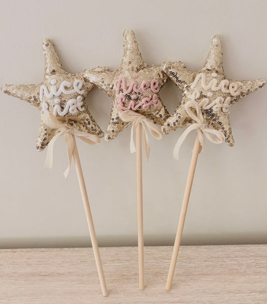 Personalised Nice List Sequin Wand