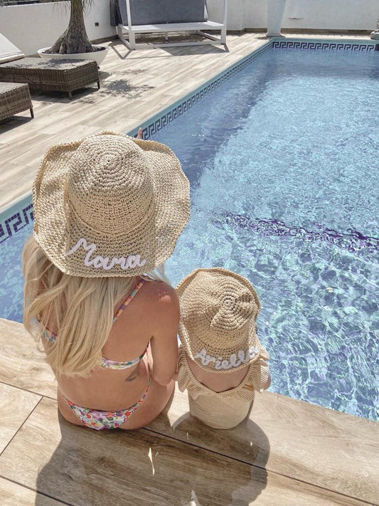 Personalised Adult Straw Hat