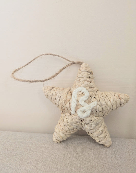 Personalised Christmas Star Decoration