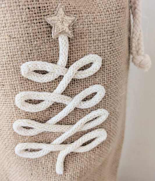 Personalised Jute Bottle Bag