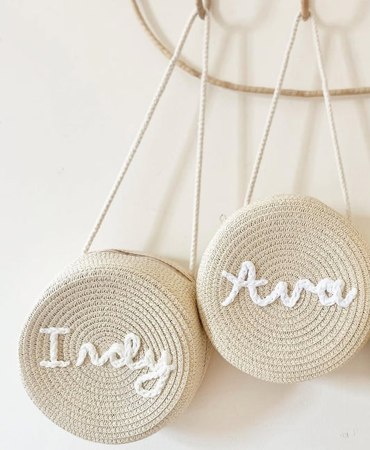 Personalised Rattan Bag