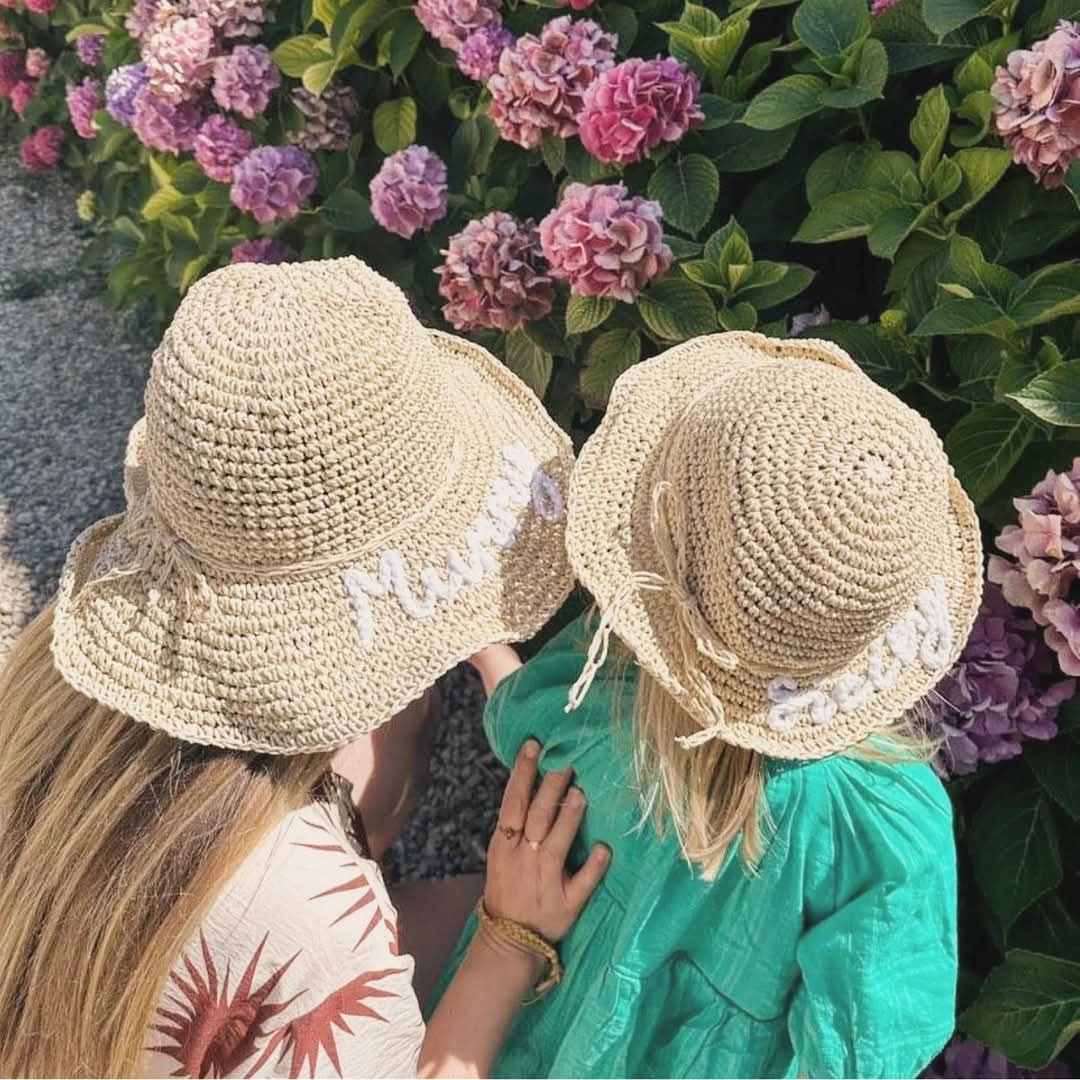 Personalised Adult Straw Hat