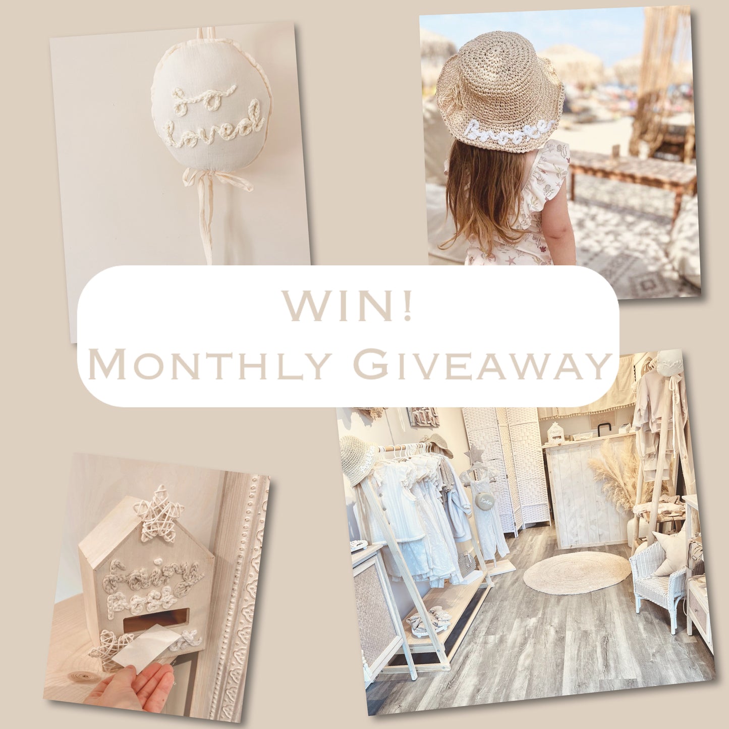 Win! Monthly Giveaway