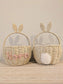 Personalised Bunny Rattan Basket