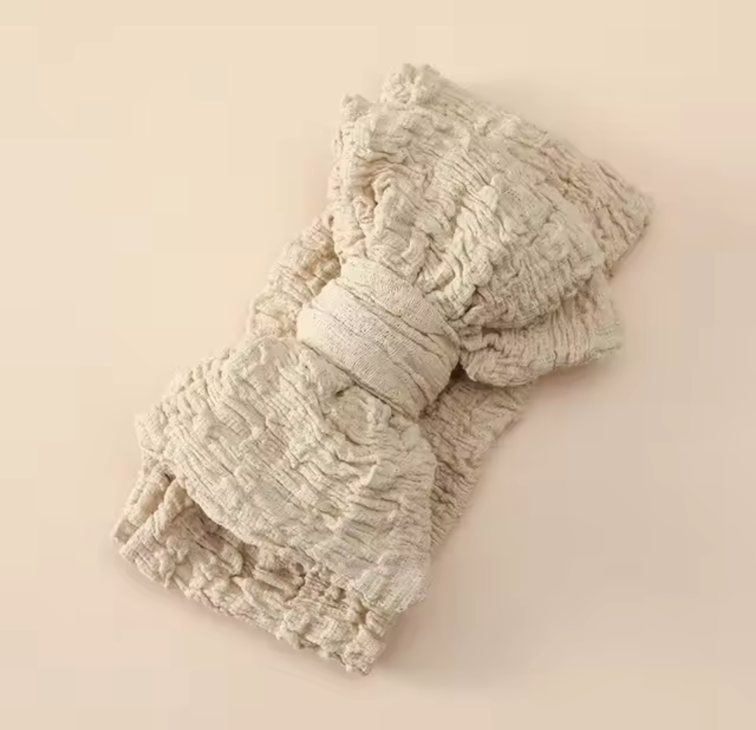 Ruched Bow Detail Headwrap
