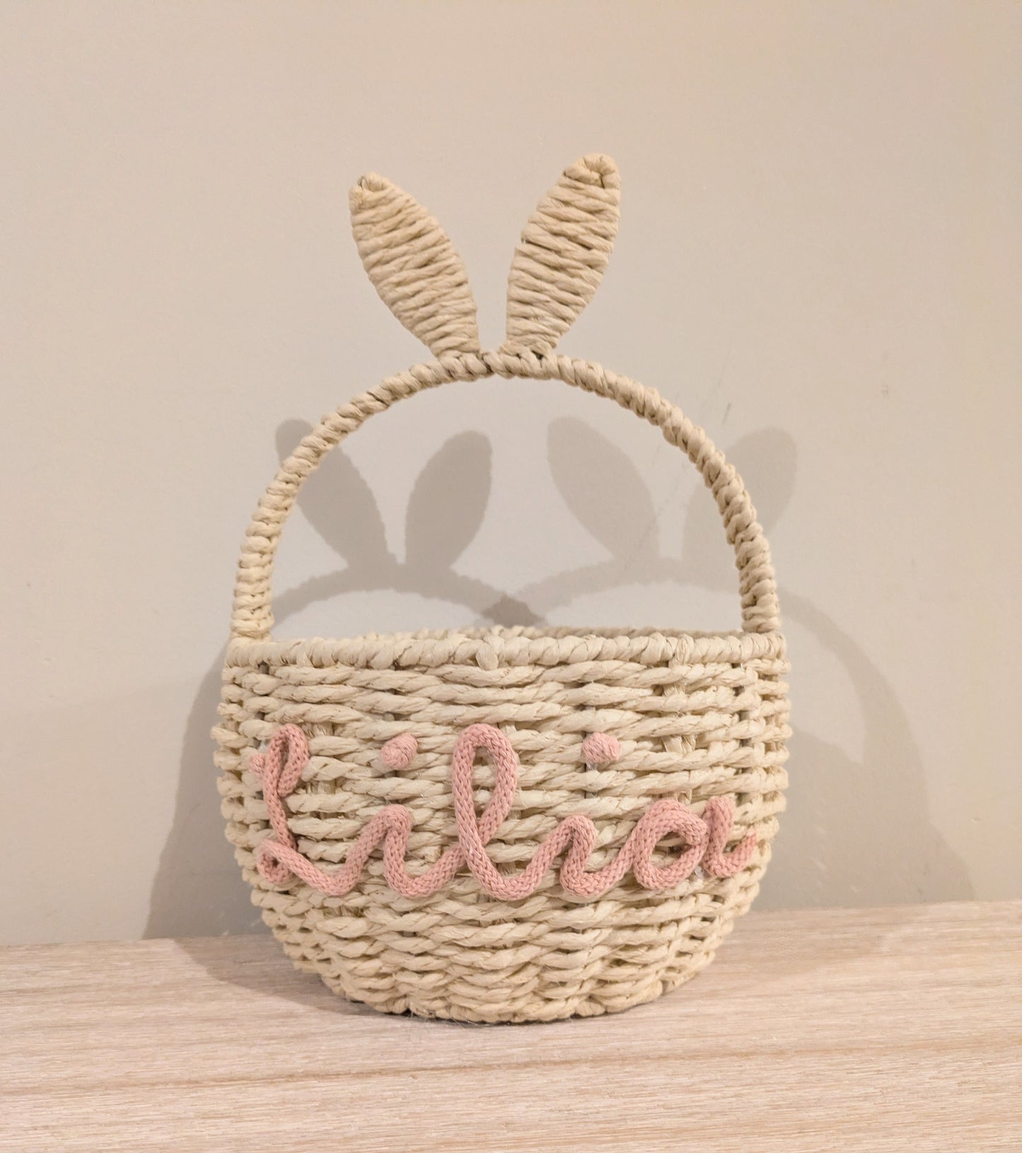 Personalised Bunny Ear Basket