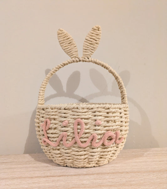 Personalised Bunny Ear Basket