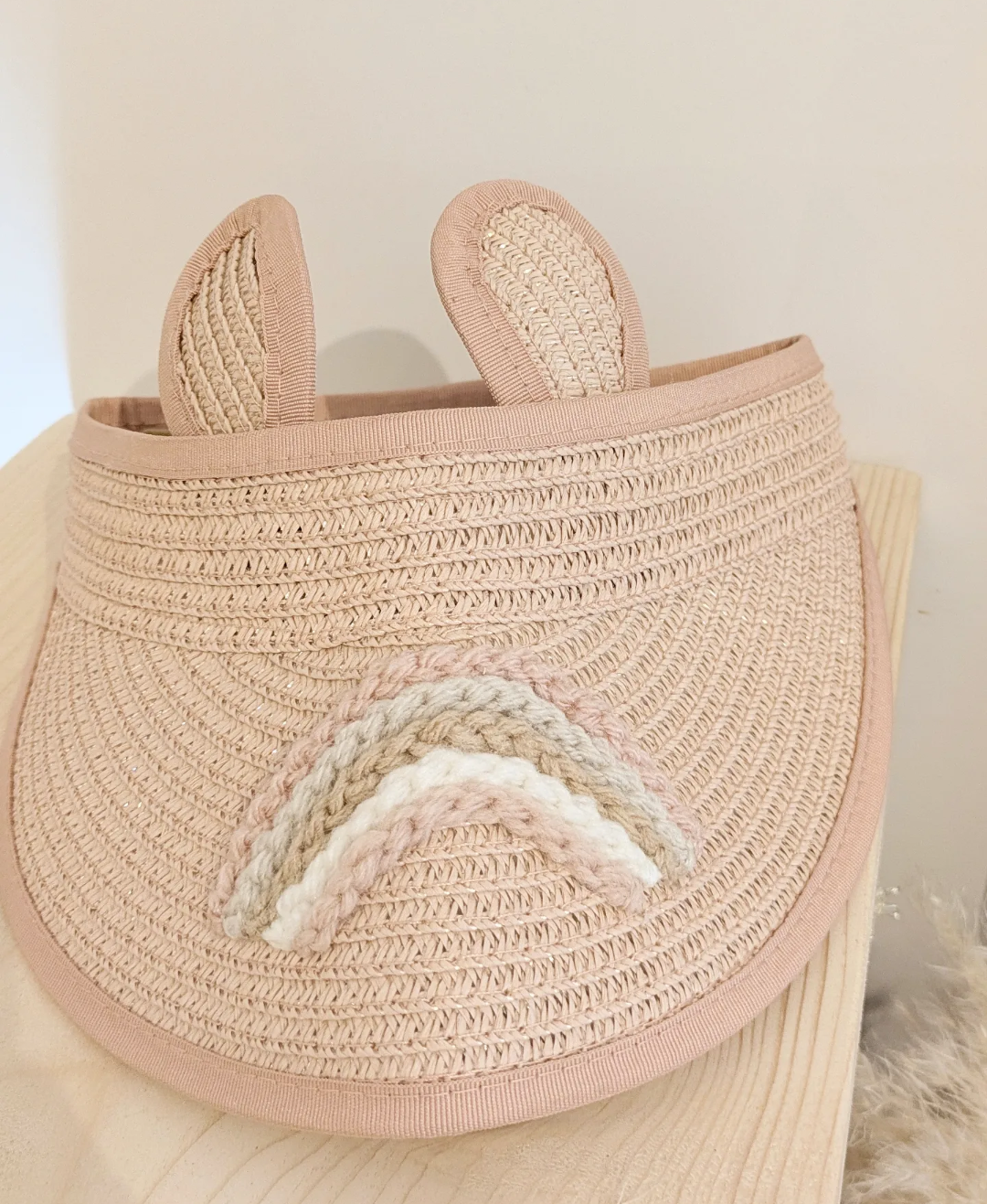 Personalised Rattan Bunny Visor