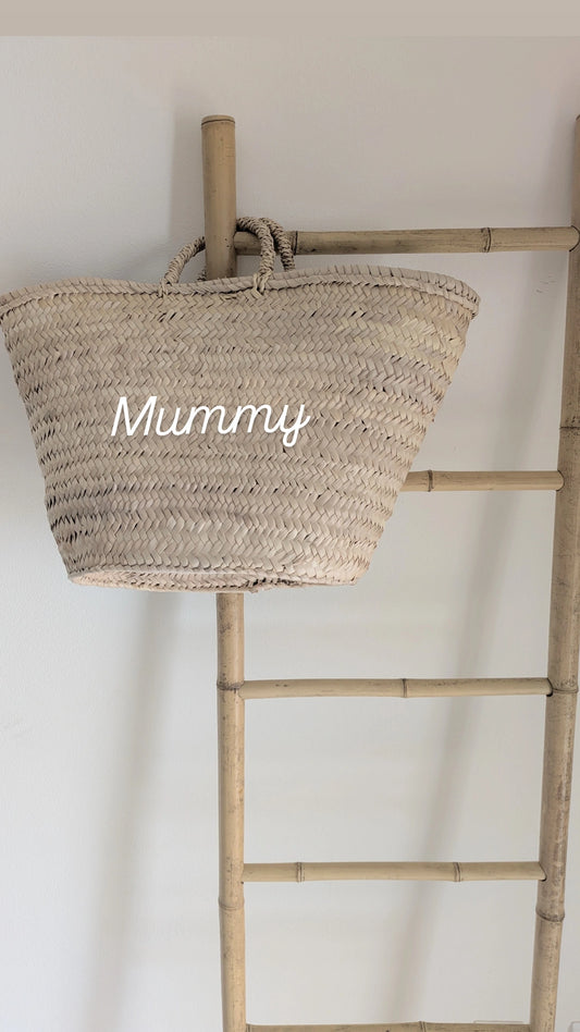 Personalised Large Basket Bag