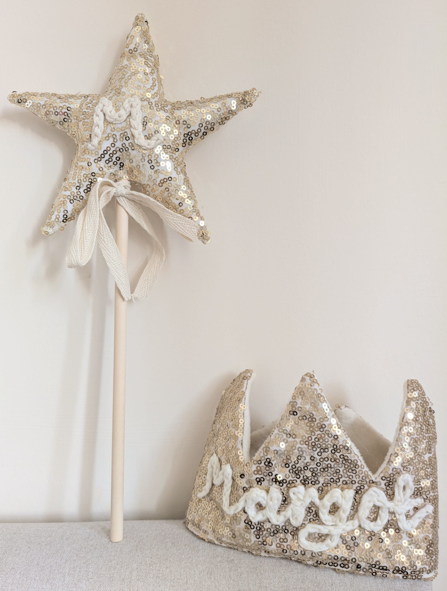 Personalised Sequin Crown