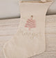 Personalised Linen Stocking