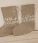 Personalised Christmas 'Believes' Stocking