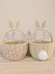 Personalised Bunny Rattan Basket