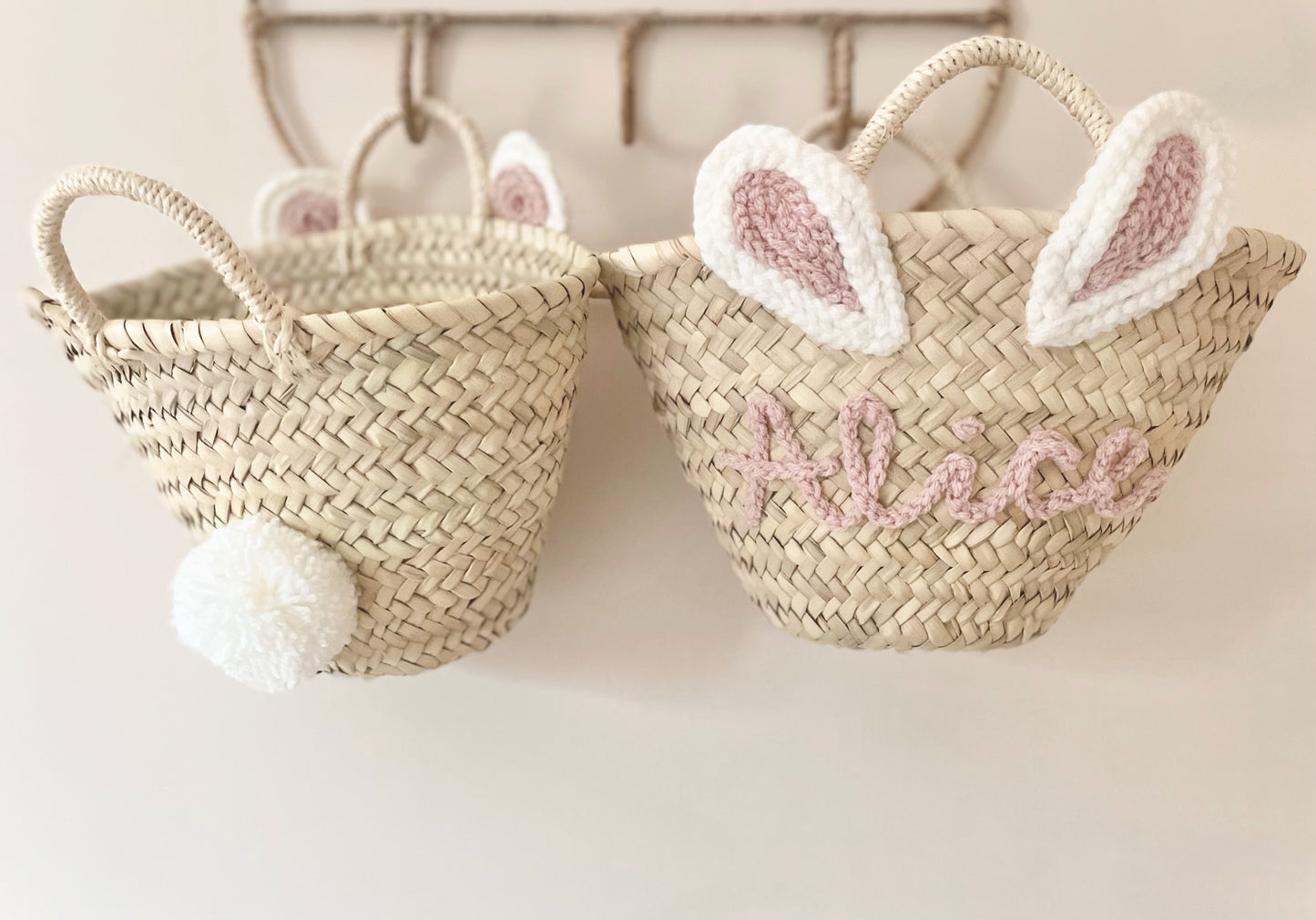 Cottontail Bunny Petite Basket Bag
