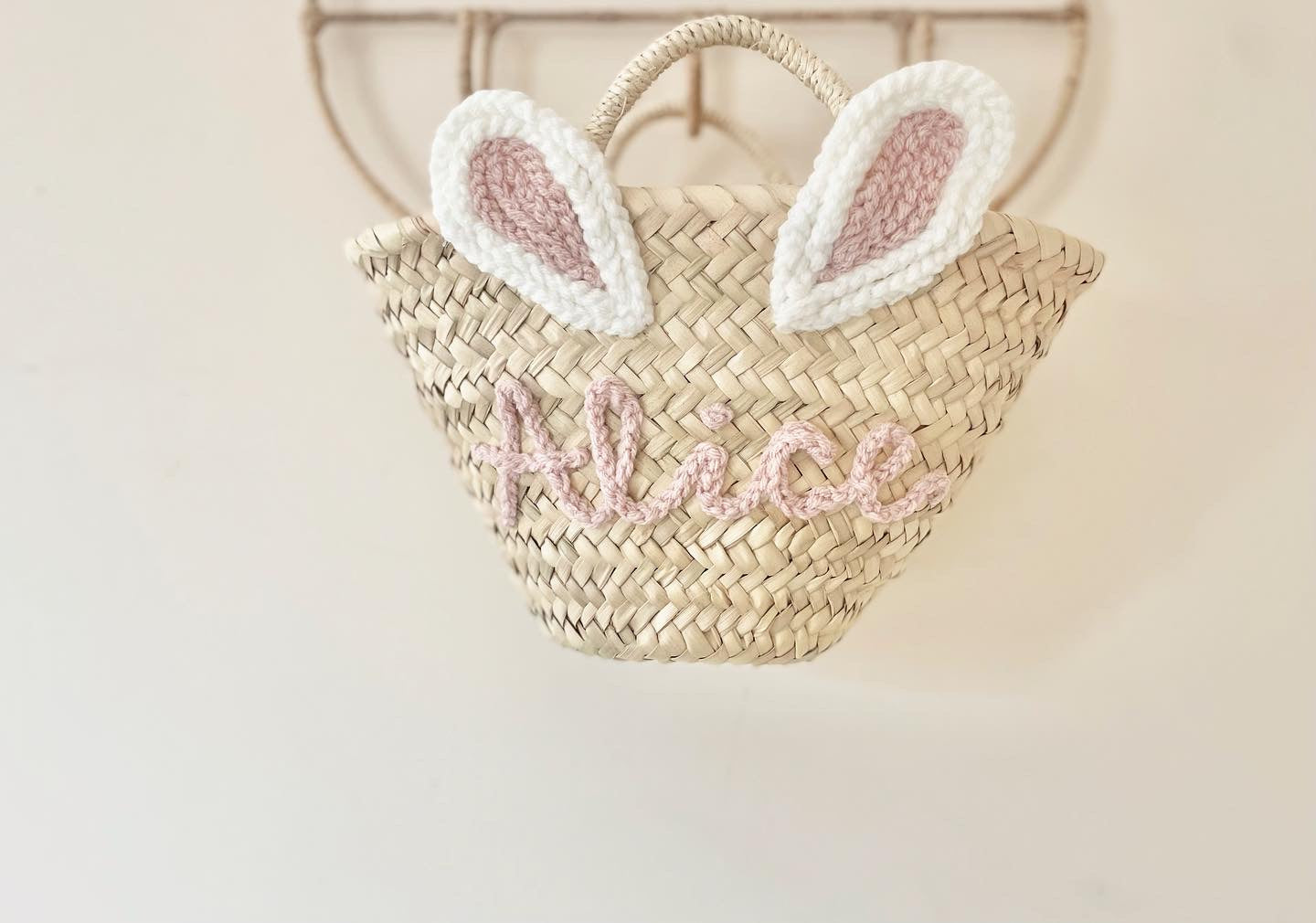 Cottontail Bunny Petite Basket Bag