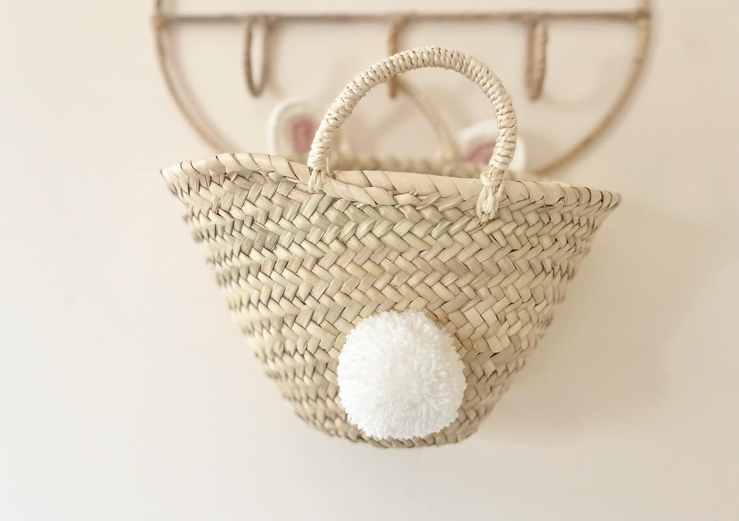 Cottontail Bunny Petite Basket Bag