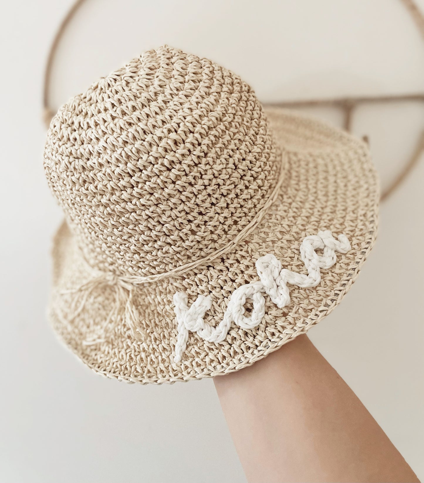Personalised Straw Hat